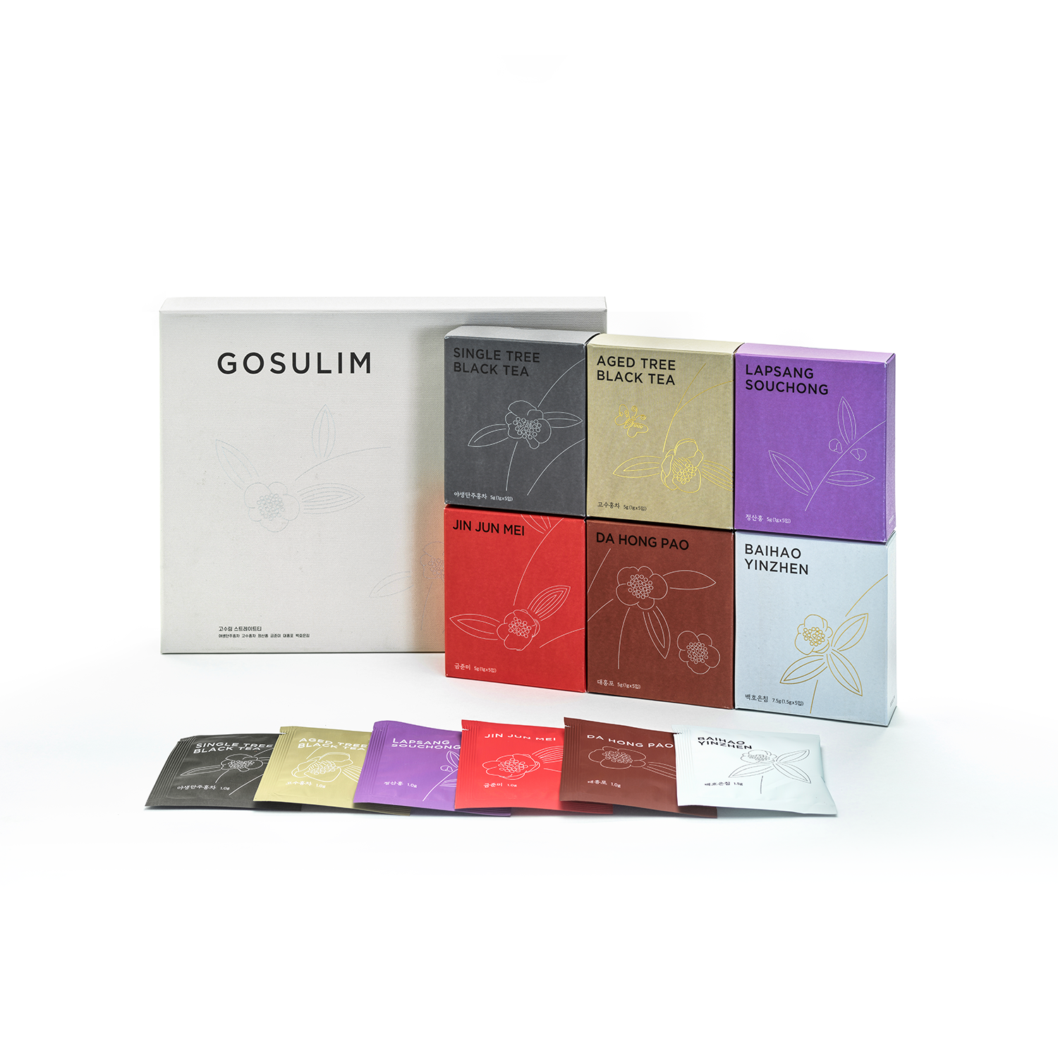 고수림 스트레이트 티 6종 선물세트
