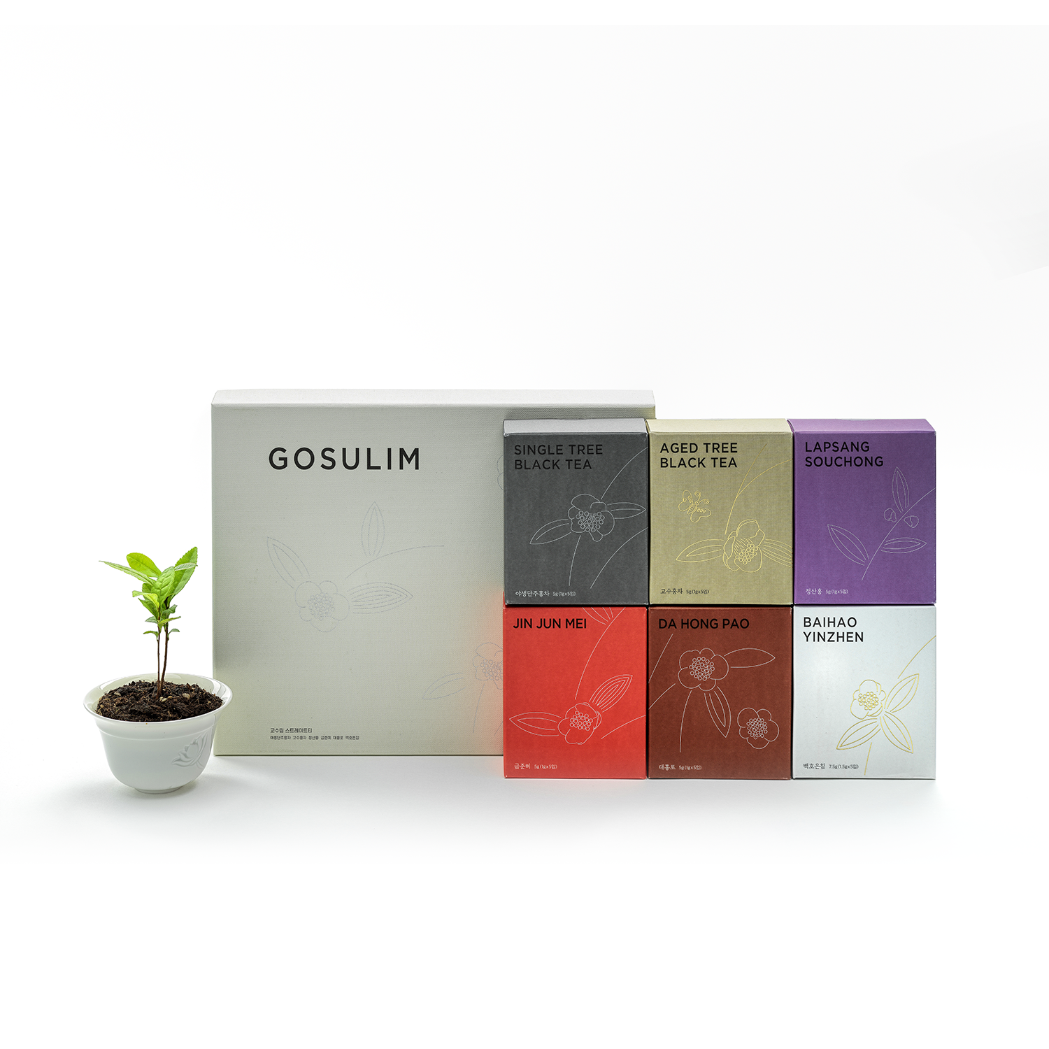 고수림 스트레이트 티 6종 선물세트