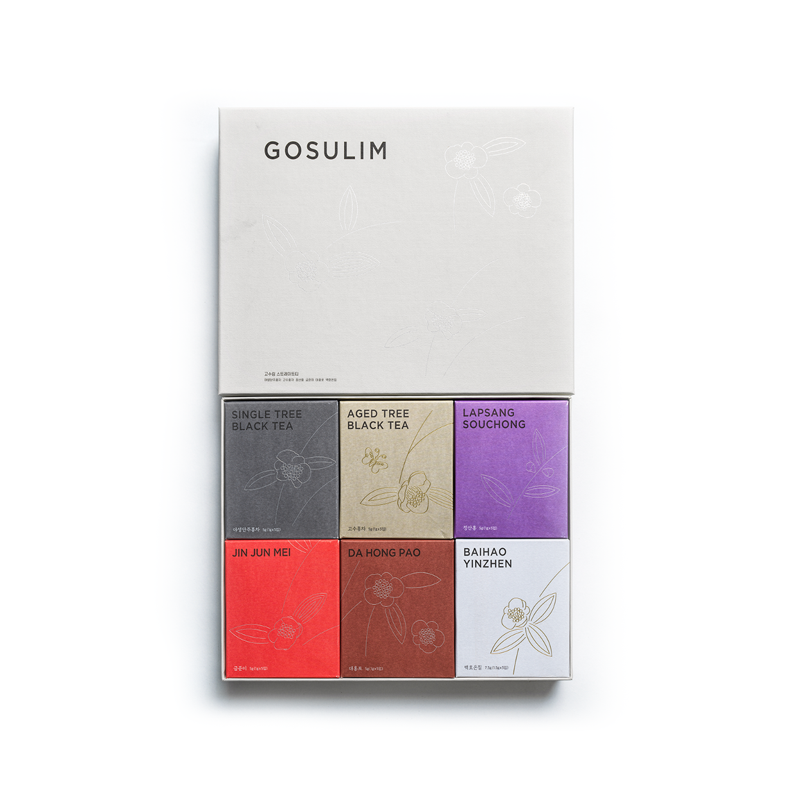 고수림 스트레이트 티 6종 선물세트